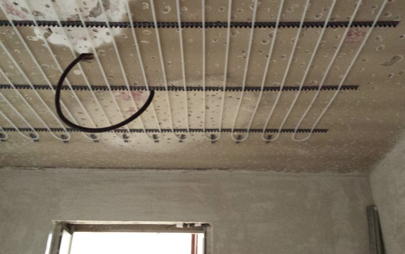 Ristrutturazione in bioedilizia - impianto radiante a soffitto - 1
