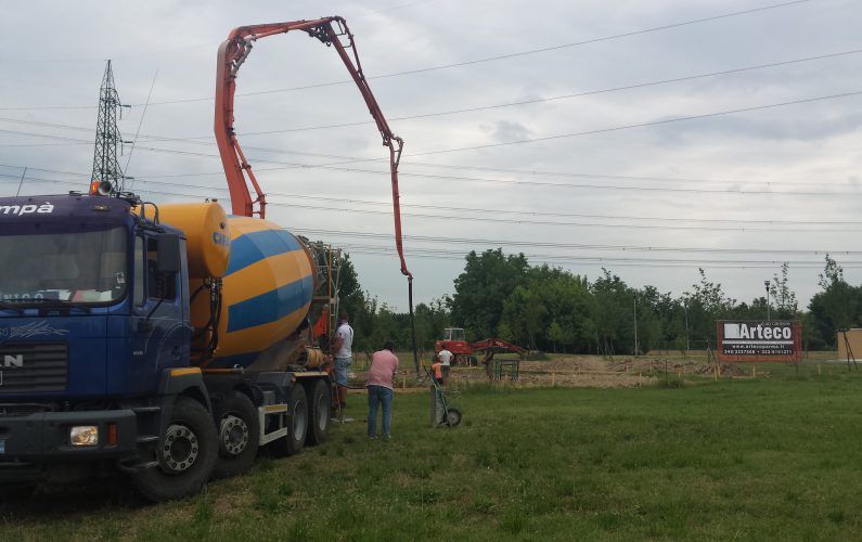 Casa in bioedilizia a Vigheffio - inizio lavori- foto 1